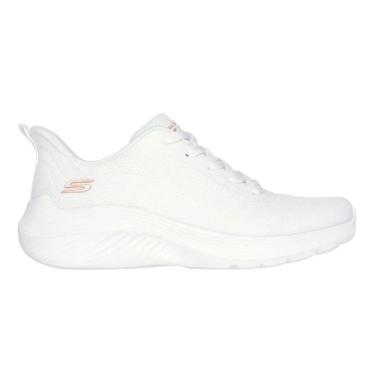Imagem de Tênis Skechers Bobs Sport Squad Waves Feminino  - Branco 39-Feminino