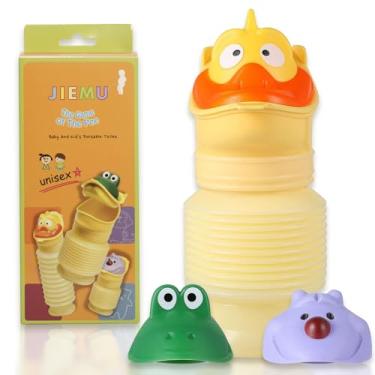 Imagem de Lpluziyyds Mictório de emergência escalável, vaso sanitário portátil de 420 ml para carro, mini acampamento ao ar livre, viagem, encolhível, pessoal, móvel, vaso sanitário, garrafa de xixi para