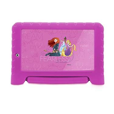 Imagem de Tablet Multilaser Disney Princesas Plus 16GB Tela 7 Pol. Quad Core Dual Câmera Rosa- NB308