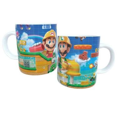 Imagem de Caneca Porcelana Mario e Luigi - Nerd Collection