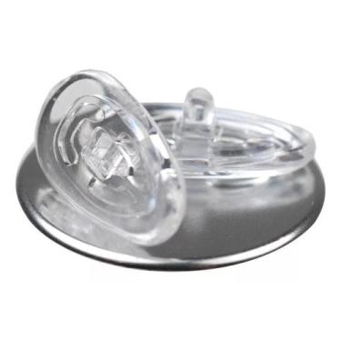 Imagem de Plaqueta Óculos Silicone Macia Encaixe 12mm - Acessório Óptico Parafus