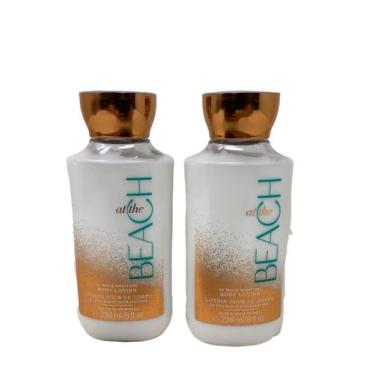 Imagem de Loção corporal Bath & Body Works At The Beach 240 ml - pacote com 2