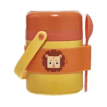 Imagem de Pote Termico de Inox Bebe Com Colher Kouii Filhotes Leo