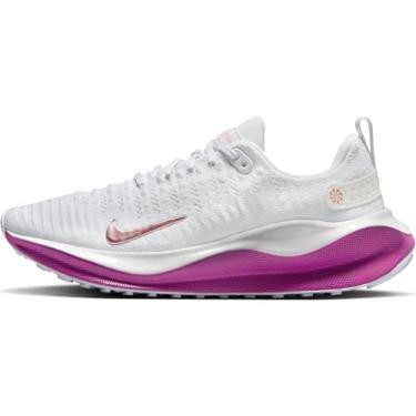 Imagem de Nike Tênis feminino Reactx Infinity Rn 4, Branco Mtlc Vermelho Bronze Fúcsia Quente, 37