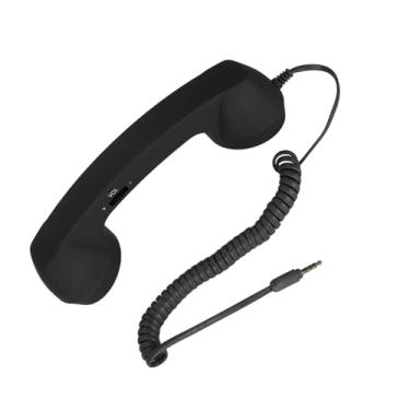 Imagem de Aparelho de telefone celular, receptor portátil retrô antigo com soquete de 3,5 mm, telefone à prova de radiação de fio vintage para smartphone celular (1)