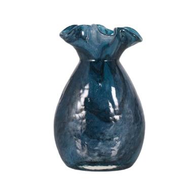 Imagem de VASO DECOR MURANO 13X20 CM MESCLA AZUL SAFIRA