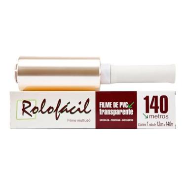 Imagem de Rolo Fácil Filme De Pvc Transparente 140m - Dispafilm - Filme Stretch