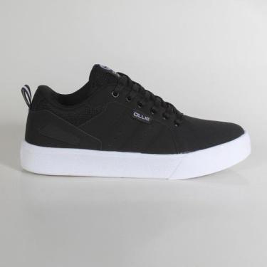 Imagem de Tênis Casual Masculino Ollie Cyclone Preto, Preto, Branco, 400, 41