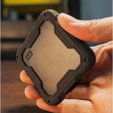 Imagem de FATBEAR Capa bumper de silicone à prova de choque para Western Digital Elements SE disco rígido externo portátil SSD capa de proteção de borracha resistente resistente (preto)