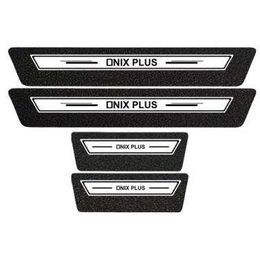 Imagem de Soleira Protetora Porta Premium Branco Onix Plus 2023 2024 - Jhow Ades