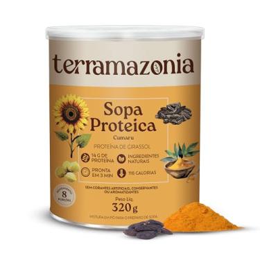 Imagem de Sopa Proteica em Pó 320g - Cumaru e Proteína do Girassol - Rica em Proteína Vegetal e Fonte de Fibras - Prática para o Dia a Dia, Natural e Sem Glúten - Temperos Naturais - Terramazonia