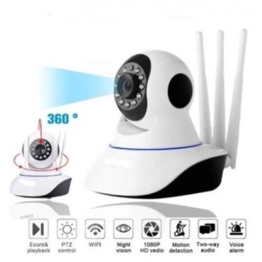 Imagem de Babá Eletrônica Câmera Wifi 360 Áudio Noturna - FAZA