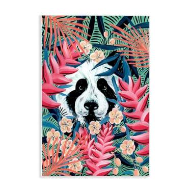 Imagem de Stupell Industries Design artístico de placa de parede It's A Wild Life Panda por Yvette St. Amant, 15 x 10