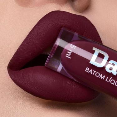 Imagem de Batom Líquido Matte 4g Dailus Acabamento Matte Perfeito e Alta Fixação Sapatilha