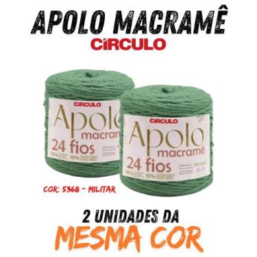 Imagem de mkpl -BARBANTE APOLO MACRAME CIRCULO 24 FIOS -800G -KIT 2 UN, 5368 - M