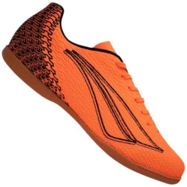 Imagem de Chuteira Infantil Futsal Penalty Bravo Kids Xxii Masculina, Laranja, 2