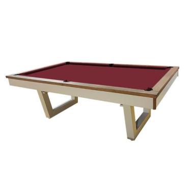 Imagem de Mesa de Sinuca/Bilhar - 2,00x1,10 - Nelson Bilhares, Bordô