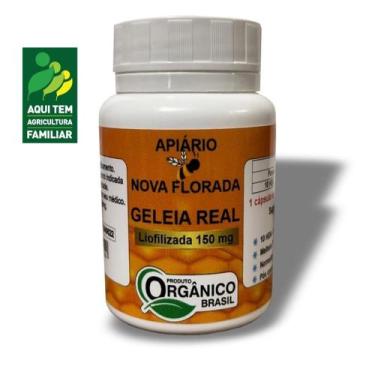 Imagem de Geleia Real Liofilizada 60 cápsulas. - Apiário Nova Florada