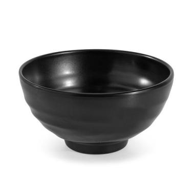 Imagem de Tigela Preta 11 cm Melamina 100% Profissional - Gourmet Mix
