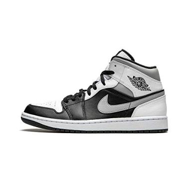 Imagem de Tênis Nike Jordan 1 Mid White Shadow, Preto, 11