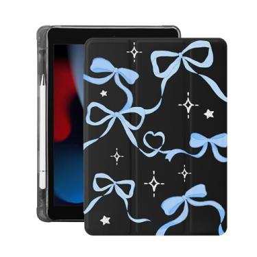 Imagem de Idocolors Capa para iPad de 11 polegadas (chip A16) 2025 geração 11ª / iPad 11 polegadas 2022 10ª geração, suporte de lápis embutido com capa traseira de TPU macio à prova de choque despertar/hibernar