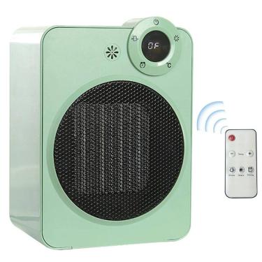 Imagem de Aquecedor Eletrico Ambiente Interno Angulo 70 Graus Display Digital Controle Temperarura Ajustavel Portatil