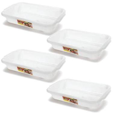Imagem de Kit 4 Bandejas Organizadoras Multiuso 3 Litros Em Plástico - Ercaplast