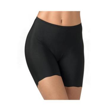 Imagem de Bermuda Sem Costura Não Marca Demillus, Preto, XG