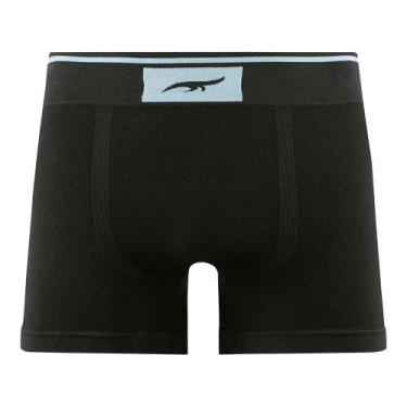 Imagem de Cueca Boxer Jacquard sem Costura Preto Zee Rucci, P