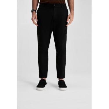 Imagem de Calça Docthos Slim Sarja Lisa SmartCool, 003 preto, 46