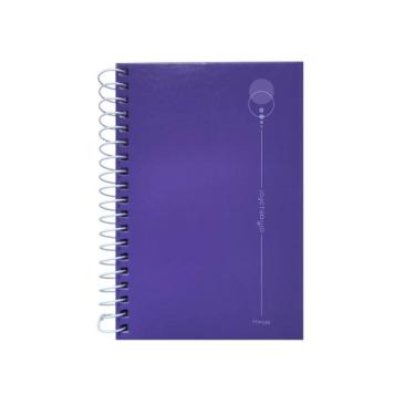 Imagem de Caderneta Anotações 1/8 80F Office Color Roxo Foroni