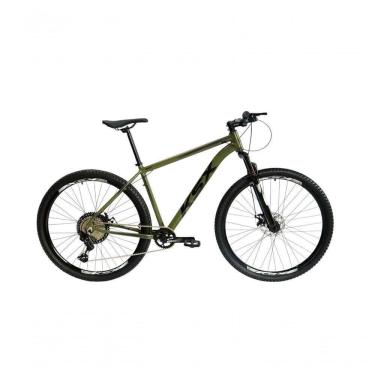Imagem de Bicicleta Aro 29 Ksx Sd7 12v Garfo Com Trava K7 11/50 Freios Hidráulicos Kit 1x12 - Verde Militar Tam. 15