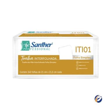 Imagem de Papel Toalha Interfolha 2 Dobras Folha Simples ITI01 240 folhas Inovat