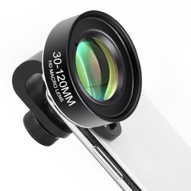 Imagem de COSULAN Lente macro profissional UHD 4K para smartphones – ampliação de 10x, clipe universal compatível com iPhone, Android, Pixel, Galaxy, OnePlus e mais