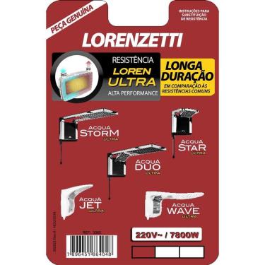 Imagem de Resistência Lorenzetti Acqua Ultra 220Vx7800W 3065B