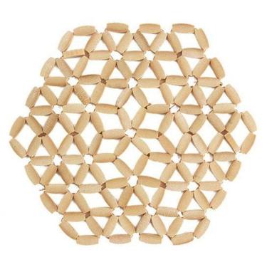 Imagem de Descanso Panela Esteira Ecokitchen Bambu 16X18 Cm Mimo Style