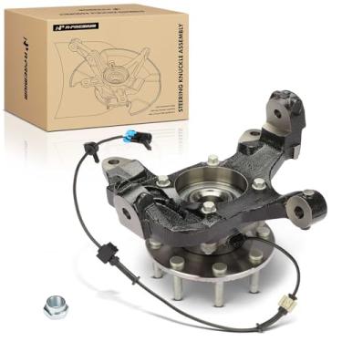 Imagem de A-Premium Junta de direção dianteira direita e conjunto de cubo de rolamento de roda compatível com Chevrolet Silverado 1500 Classic 2500 3500 HD, Suburban, Avalanche e GMC Sierra 1500 HD Classic