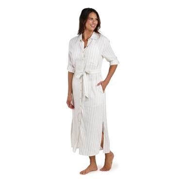 Imagem de La Blanca Saída de praia feminina midi, Creme, PP