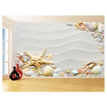 Imagem de Papel Para Piso De Porcelanato Liquido Praia 3,5M Flr43