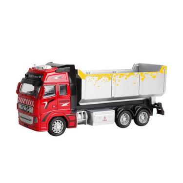 Imagem de Toy Car HUOGUO 1:38 Alloy Tow Truck Trailer Caminhão de bombeiros