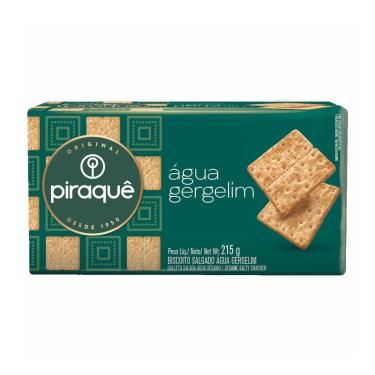 Imagem de Biscoito Salgado Piraquê Água Gergelim 215g