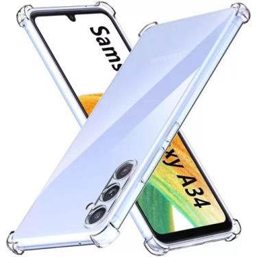 Imagem de Capa de telefone Samsung Galaxy A34 5G transparente anti-choque - Ligh