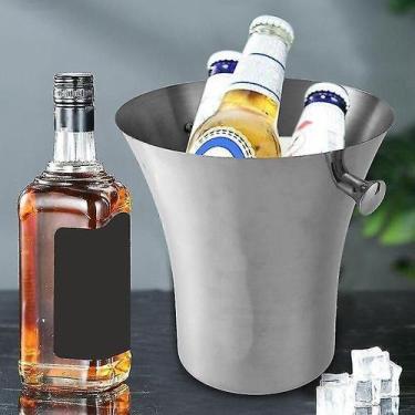 Imagem de Refrigeradores de banheiras de bebidas balde de gelo balde de champanh