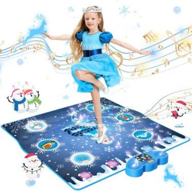 Imagem de Tapete de dança SKYCOMET Ice and Snow 6-Button Princess 4-8 anos