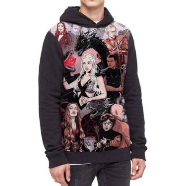 Imagem de Moletom Com Capuz Game Of Thrones Ref:202 - smoke, Preto, G