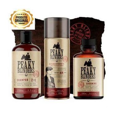 Imagem de Kit Peaky Blinders Masculino (shampoo + Grooming + Desodorante) Don Al