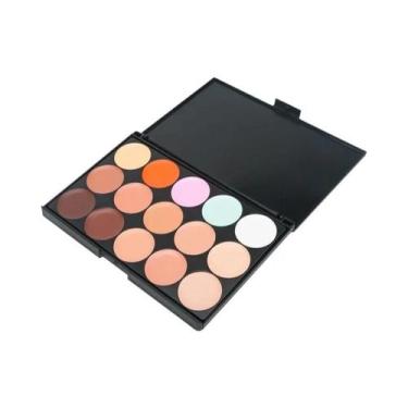 Imagem de Corretivo facial profissional, camuflagem creme, contorno paleta, 15 c