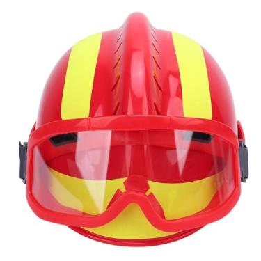 Imagem de aqxreight Capacete de Resgate Trabalho Em Hight Hard Hard Com PC Ventilado Com Fenda Leve para Busca de Terremotos de Emergência F2 White (Vermelho)
