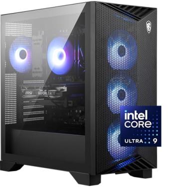 Imagem de MSI Aegis R2 AI Gaming Desktop: Intel Ultra 9 285, Geforce RTX 5070Ti, 32GB DDR5, SSD NVMe M.2 2TB, Refrigeração de ar, USB Tipo C, Pronto para VR, Janela 11 Home: C2NVR9-1452US