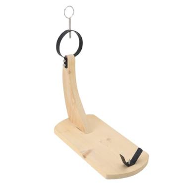Imagem de Phefop Suporte de Madeira para Presunto, Rack de Escultura Em Madeira de Pinho para Presunto Espanhol-perfeito para Entretenimento e Reuniões Familiares (S)